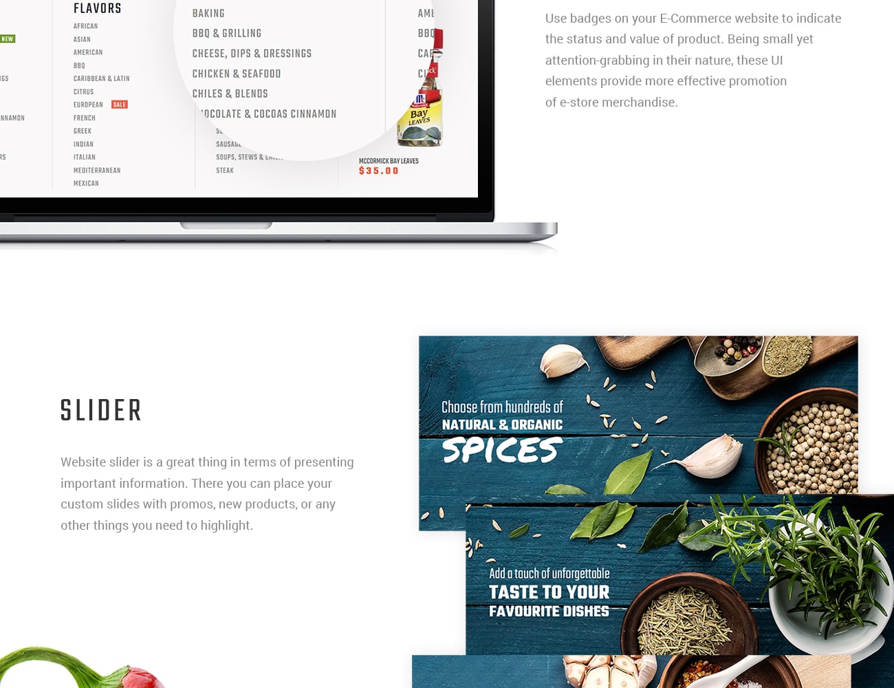 spiceli magento тема
