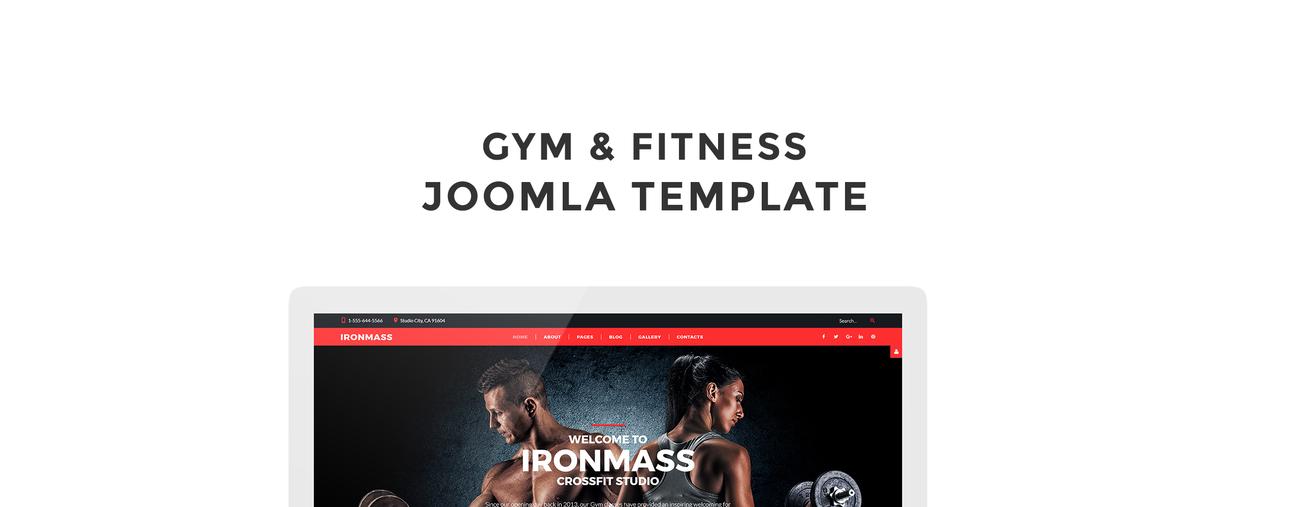 фитнес-шаблон joomla