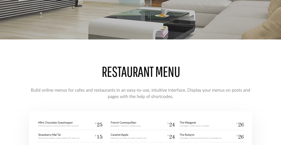 small hotel responsive wordpress theme
