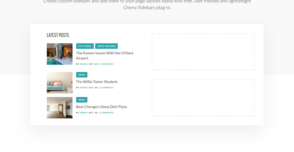 small hotel responsive wordpress theme