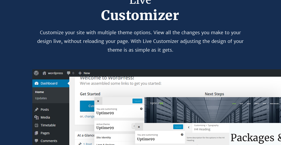 веб-хостинг wordpress тема