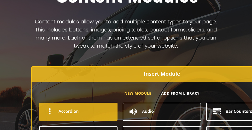 транспорт и такси wordpress тема
