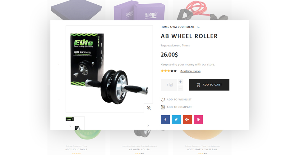 тема спортивного магазина woocommerce
