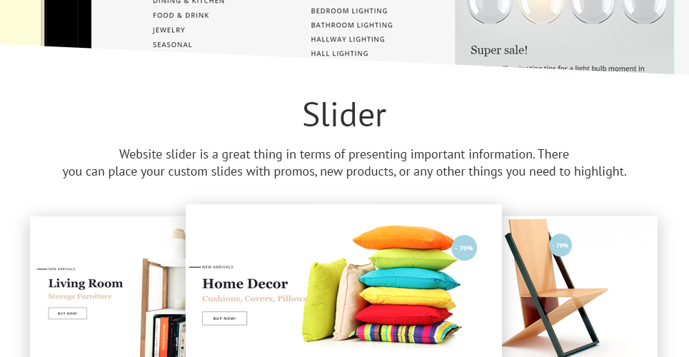 home decor отзывчивый шаблон opencart