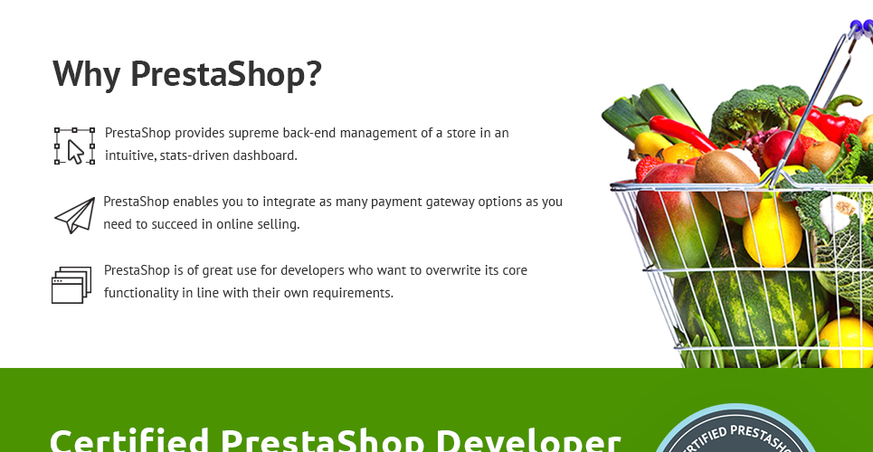 продуктовый магазин prestashop тема