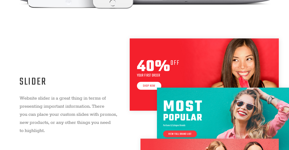 парфюмерный интернет-магазин prestashop theme