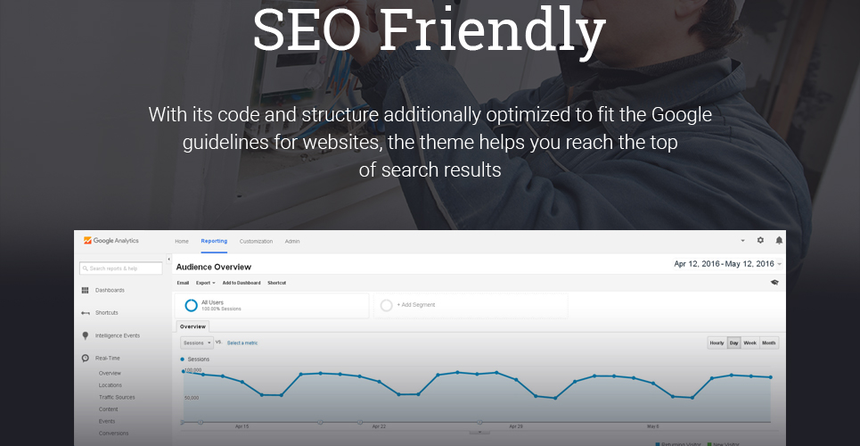местная электрическая служба wordpress тема