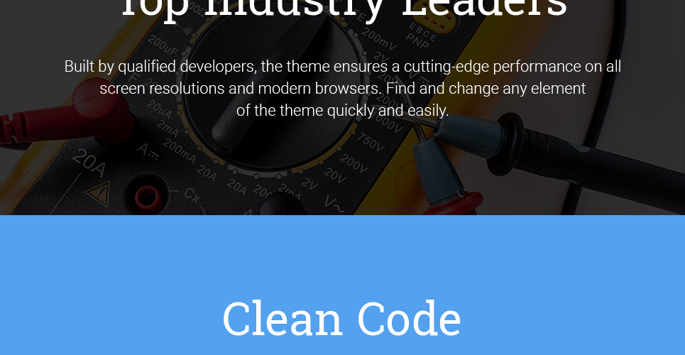 местная электрическая служба wordpress тема
