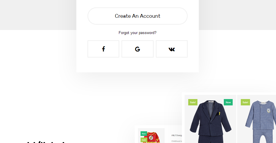 магазин детской одежды prestashop тема