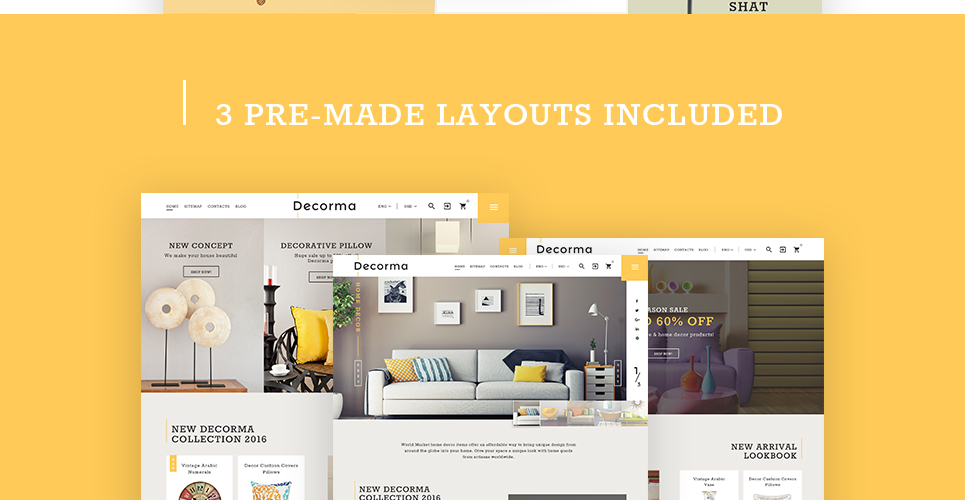 дизайн интерьера prestashop theme