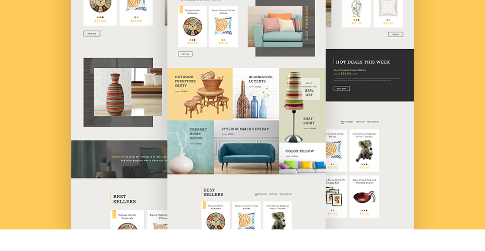 дизайн интерьера prestashop theme