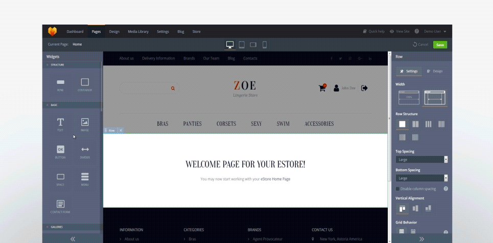 zoe fashion отзывчивый шаблон электронной коммерции motocms