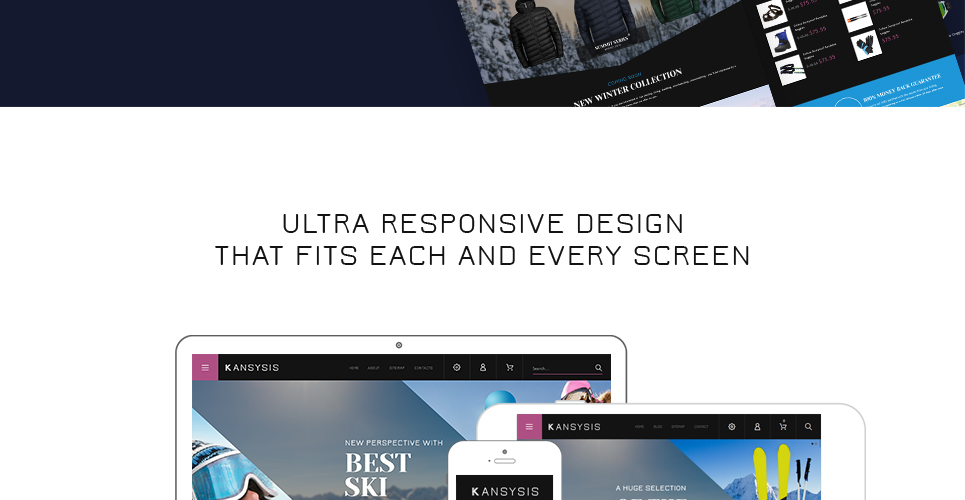 спортивная одежда и снаряжение тема prestashop