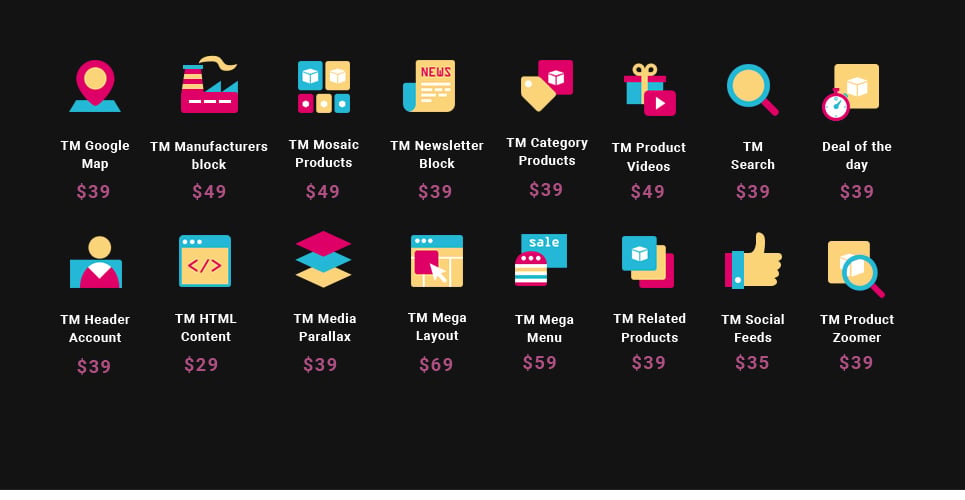 спортивная одежда и снаряжение тема prestashop