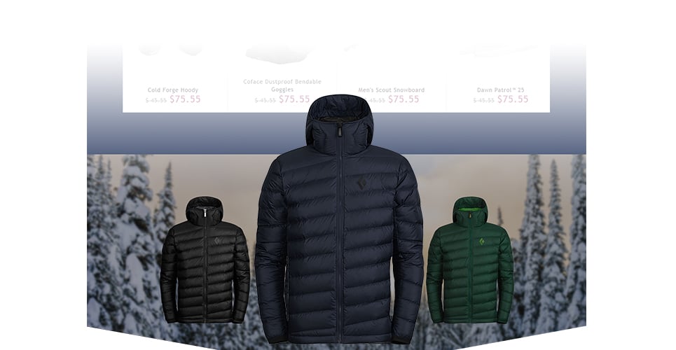 спортивная одежда и снаряжение тема prestashop