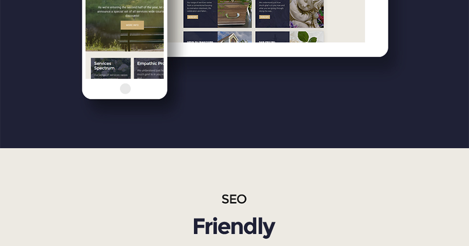 похоронные и кладбищенские услуги wordpress тема