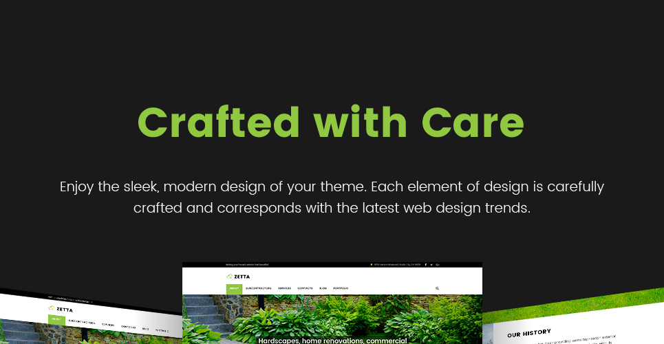 экстерьер, сад и ландшафт wordpress тема