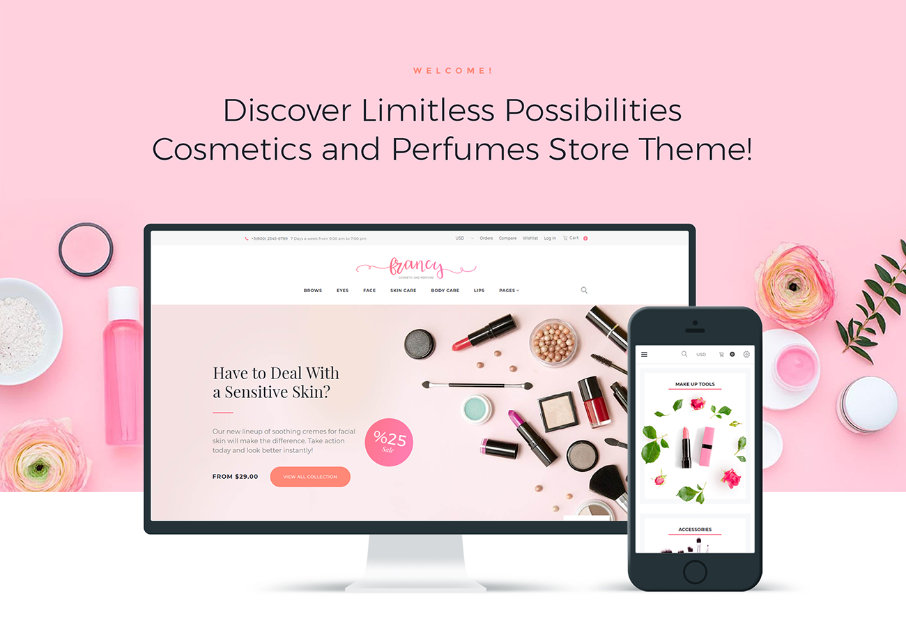 ТМ Фрэнси woocommerce тема