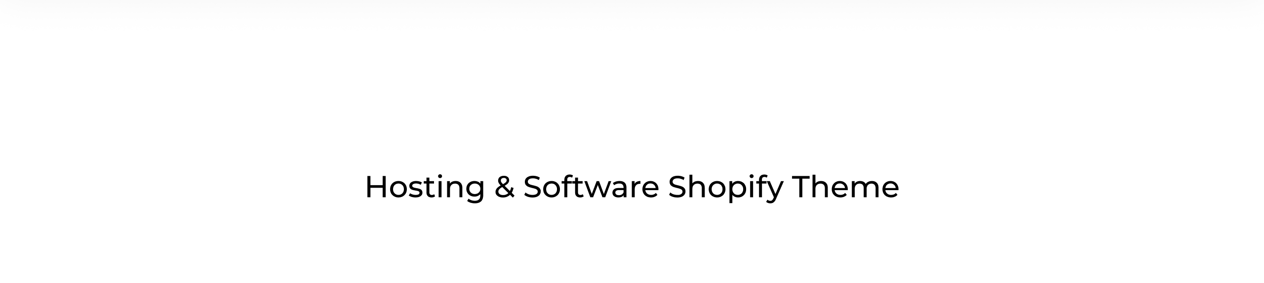 хостинг и программное обеспечение shopify theme