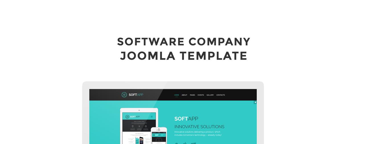 софтверная компания отзывчивый шаблон joomla