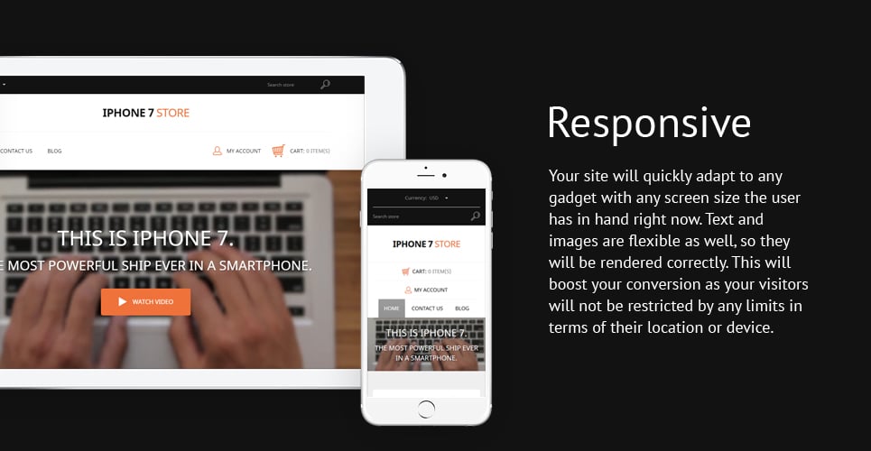 iphone мобильные телефоны отзывчивая тема shopify