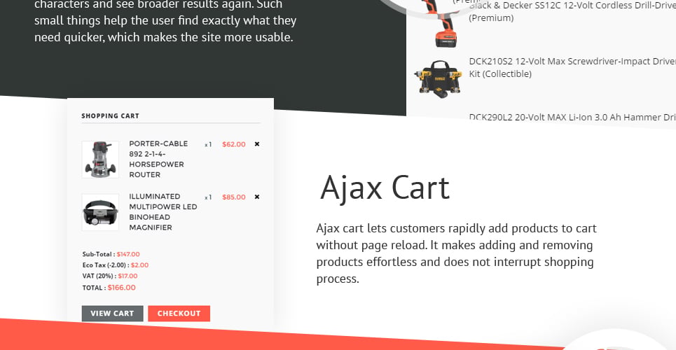 строительные инструменты и разнорабочий поставляет шаблон opencart