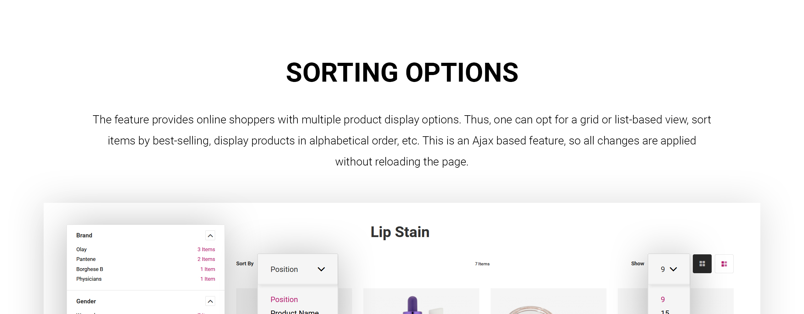 магазин косметики magento theme