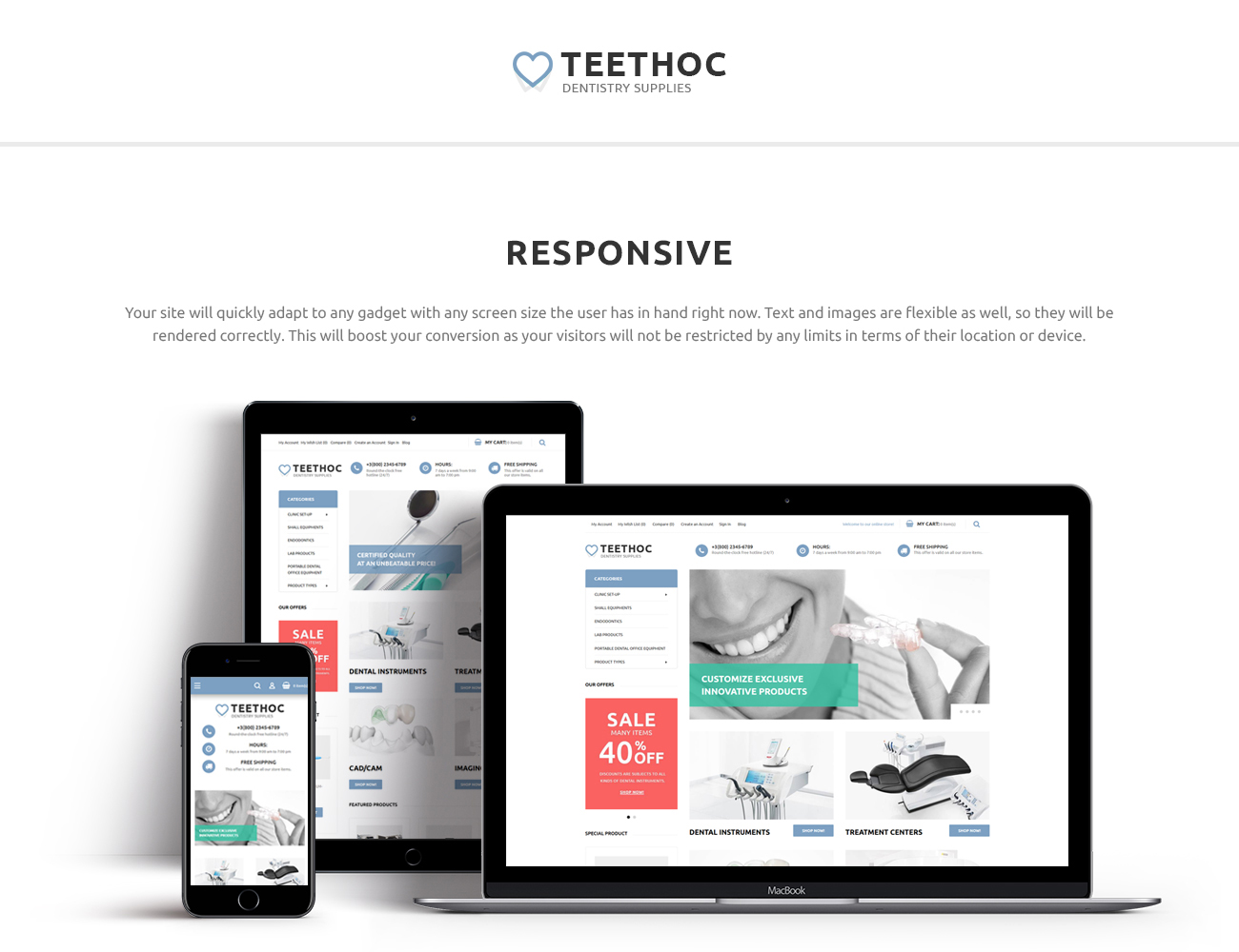 стоматологические инструменты magento тема