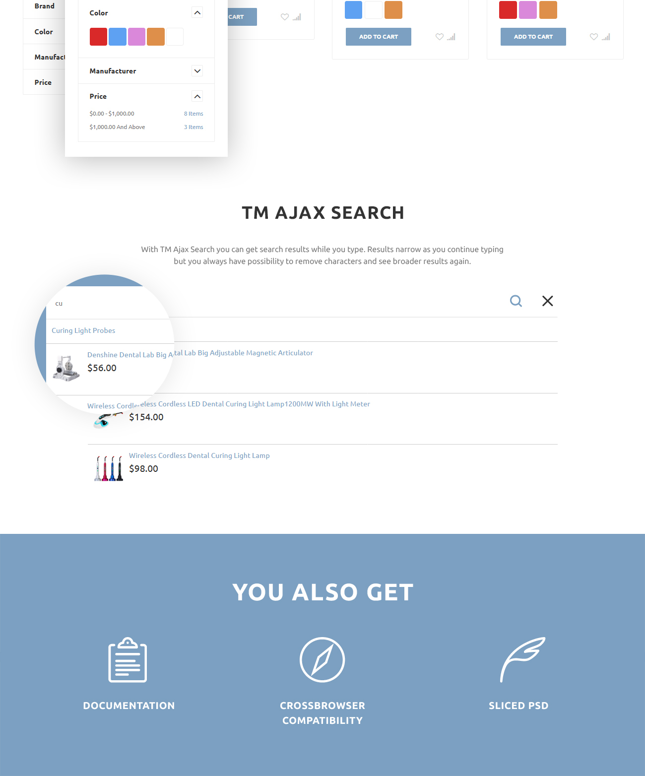 стоматологические инструменты magento тема