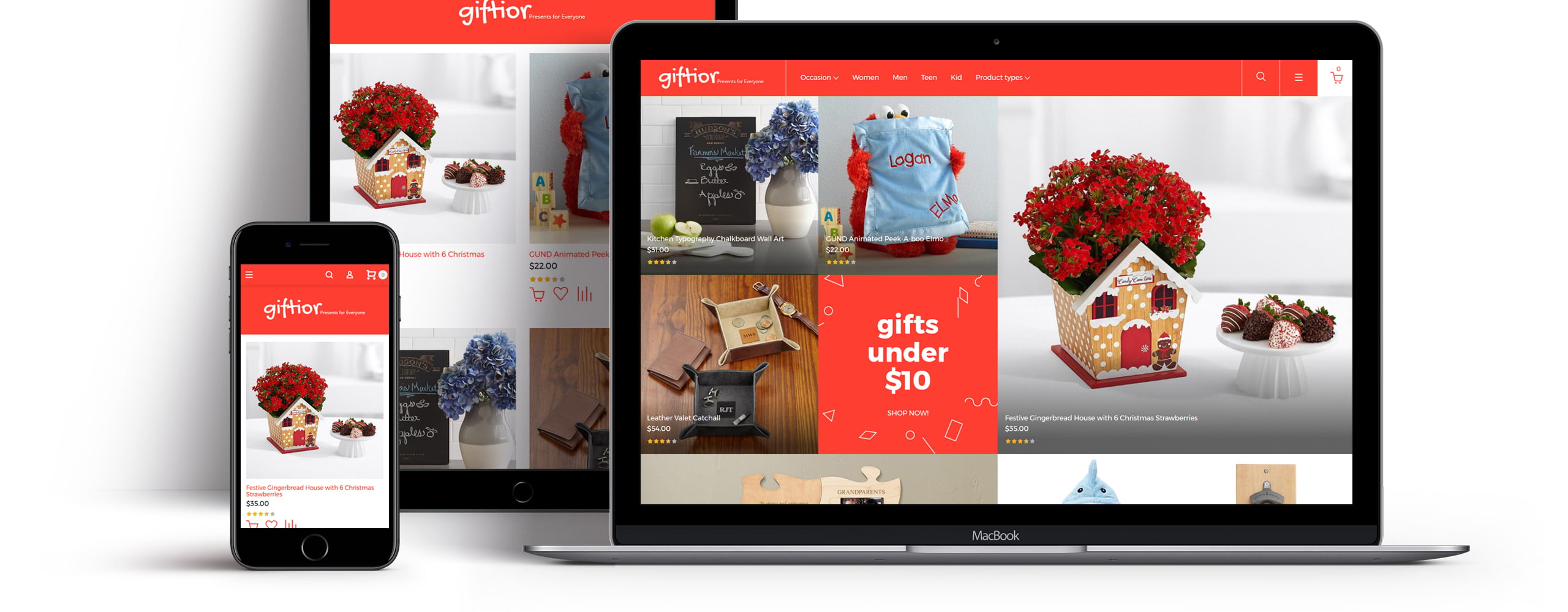 магазин подарков magento theme