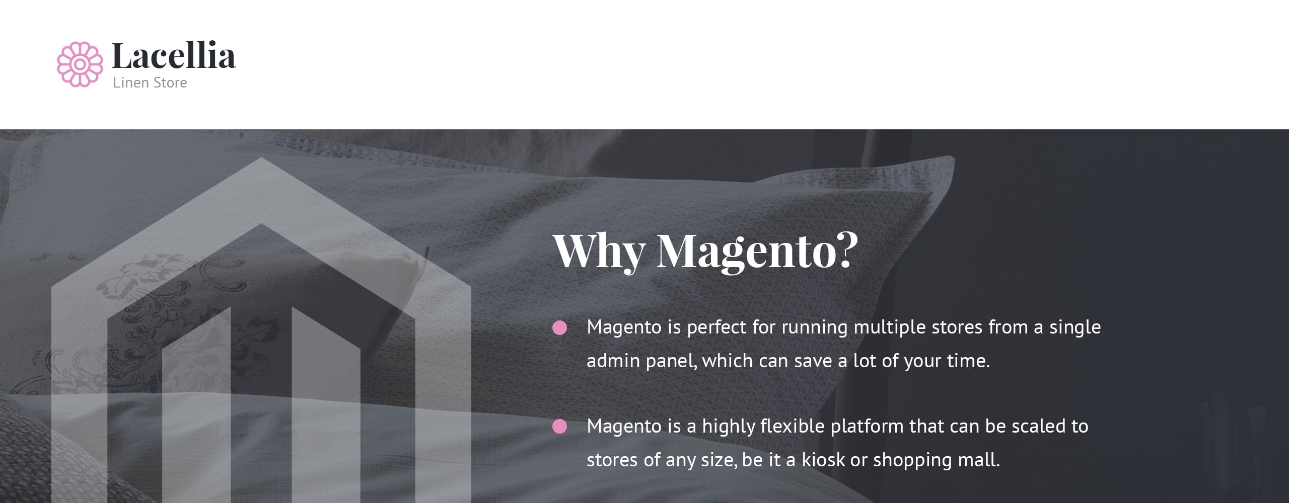 магазин белья magento тема