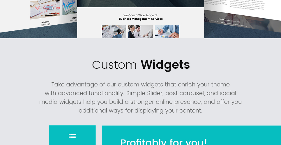 корпоративная и деловая тема wordpress