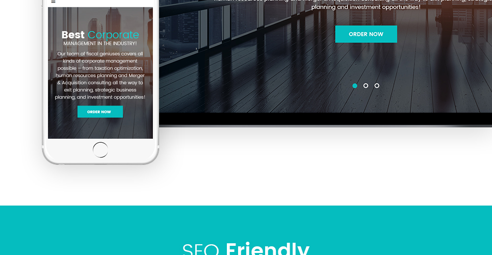 корпоративная и деловая тема wordpress