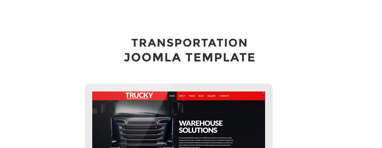 транспортный адаптивный шаблон joomla