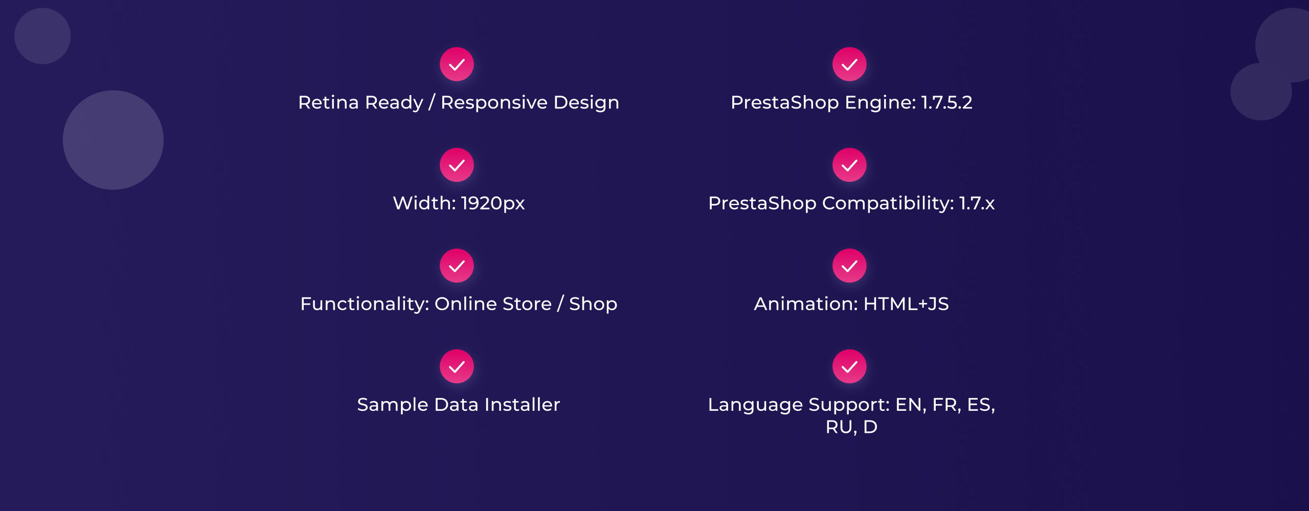 сладости отзывчивый шаблон для конфет и тортов prestashop тема