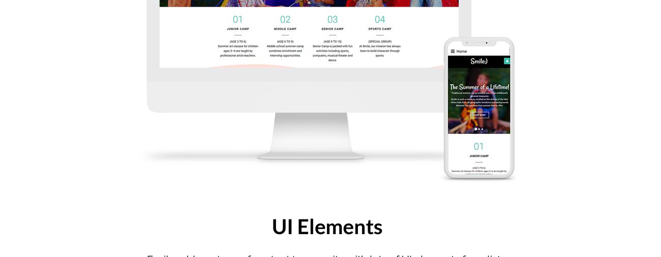 шаблон летнего лагеря joomla