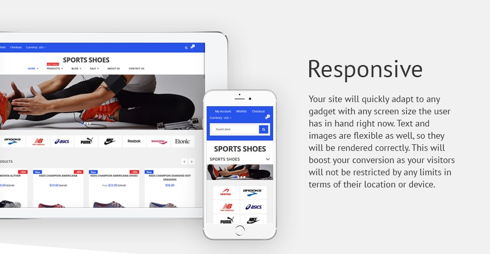 отзывчивая тема shopify