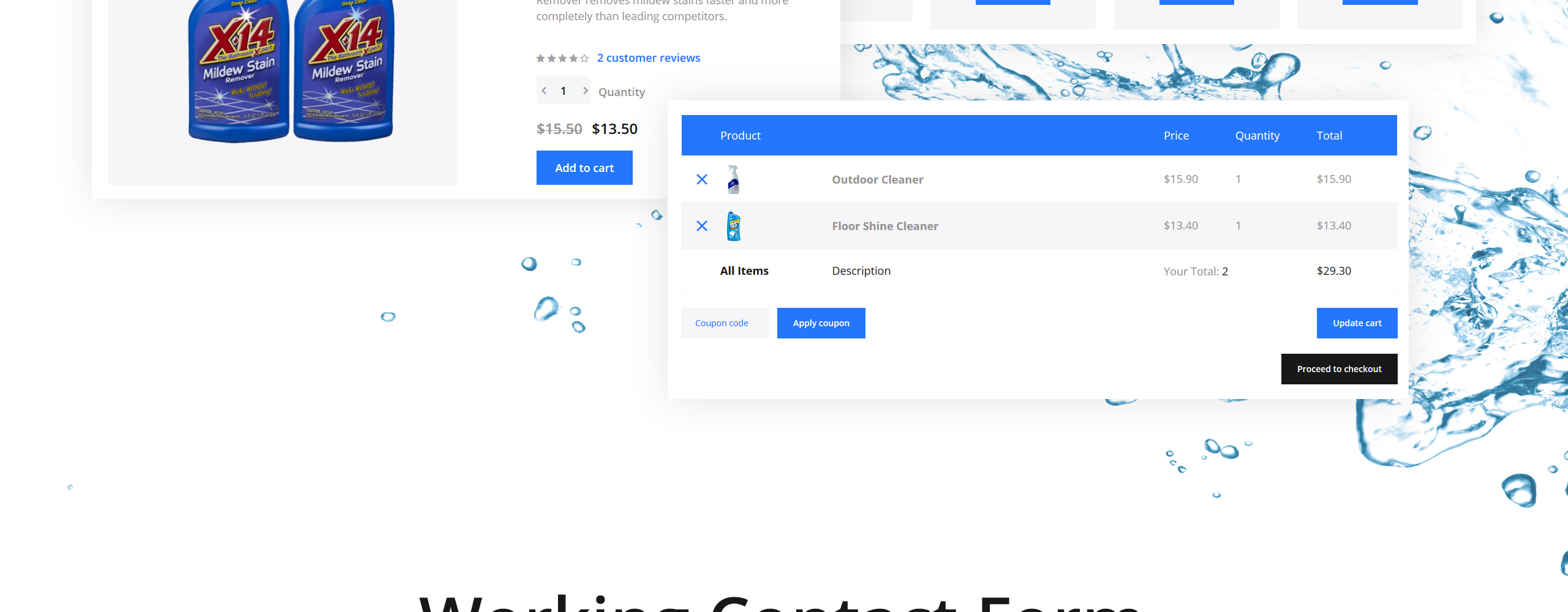 шаблон сайта клининговой компании cleanlead