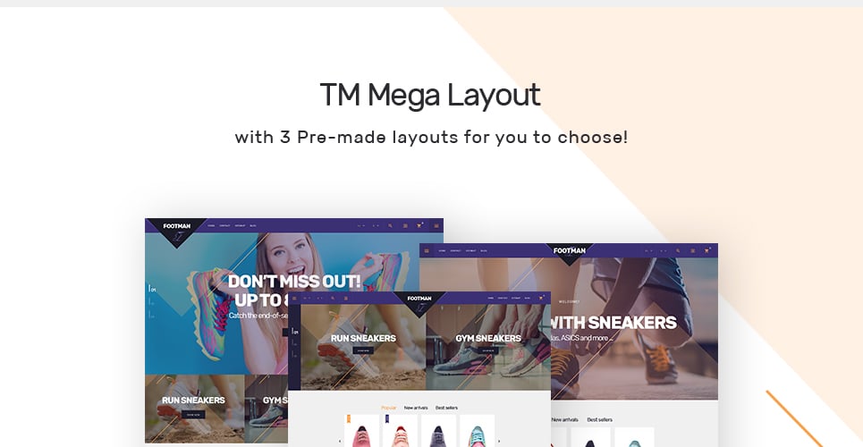 кроссовки магазин prestashop тема