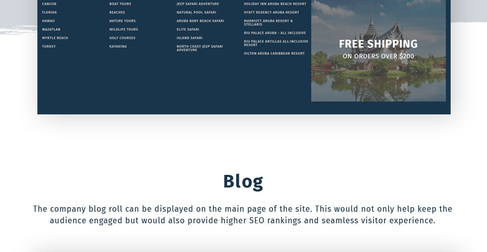 travel responsive prestashop theme