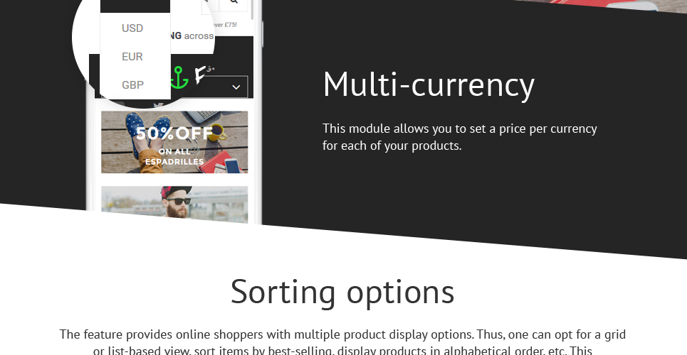 мода отзывчивая тема shopify