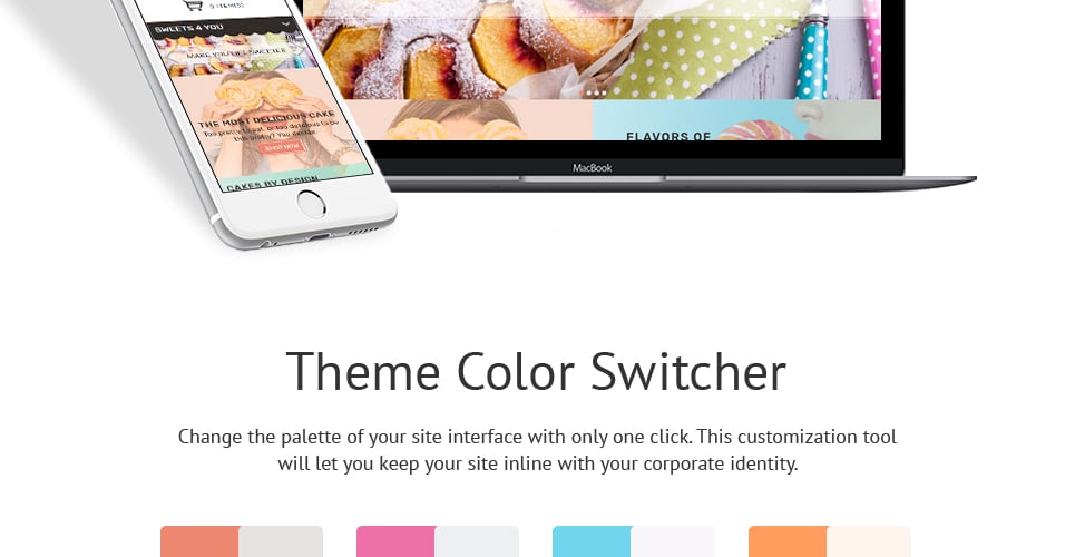 sweet shop отзывчивая тема shopify