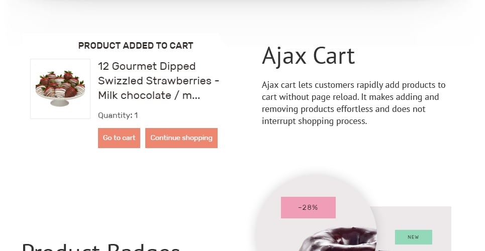 sweet shop отзывчивая тема shopify