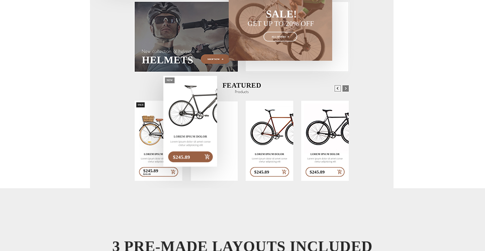 bike shop отзывчивая тема prestashop