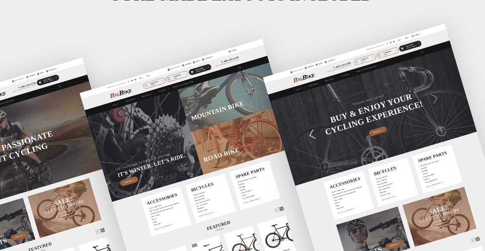 bike shop отзывчивая тема prestashop