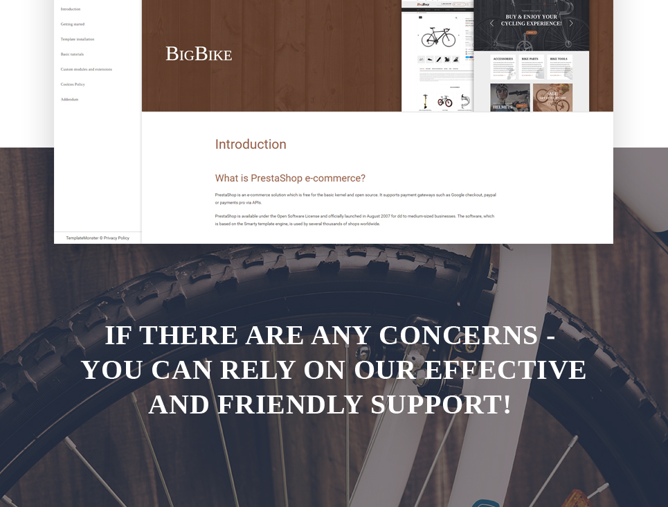 bike shop отзывчивая тема prestashop