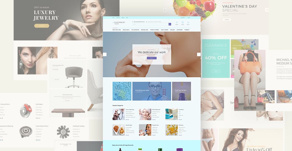 тема аптеки prestashop