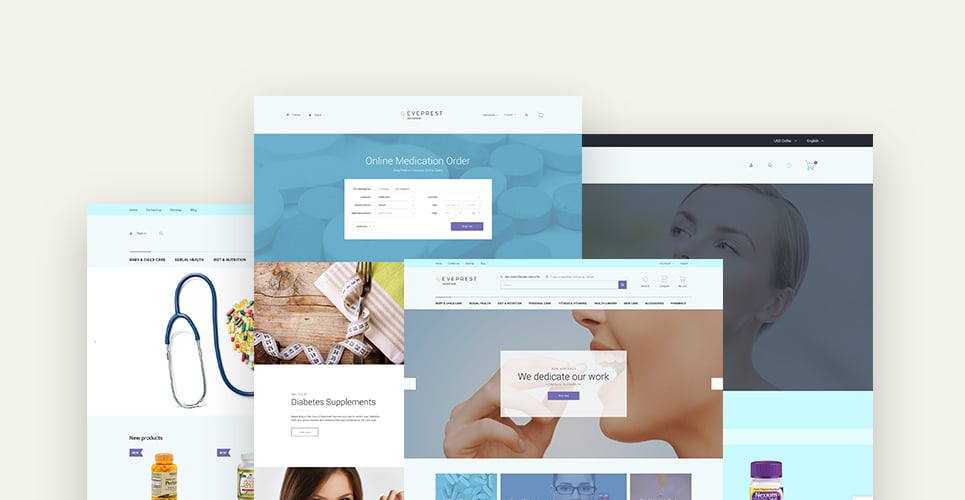 тема аптеки prestashop