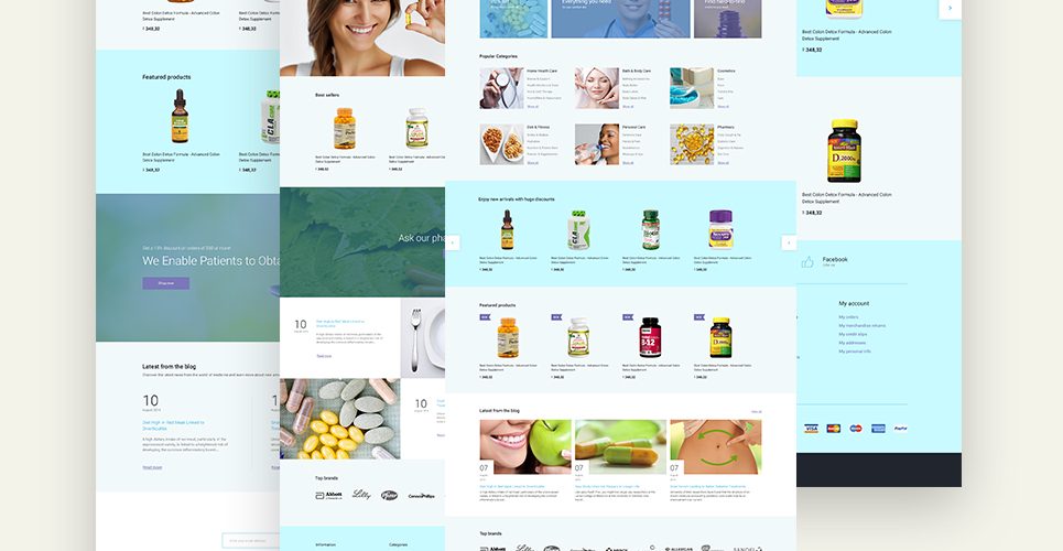 тема аптеки prestashop