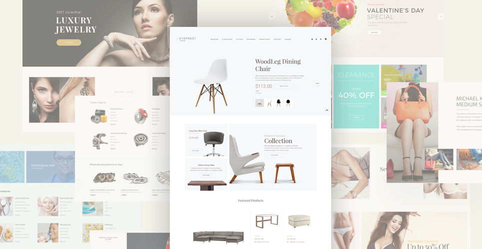 мебельный магазин prestashop тема